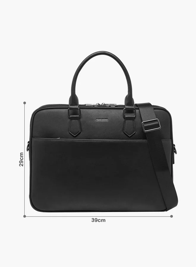 دوتشيني Men Detachable Strap Portfolio Bag
